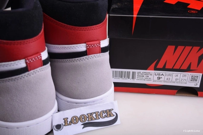 1 Air Grey Jordan Smoke Light OG 555088-126 High 1017